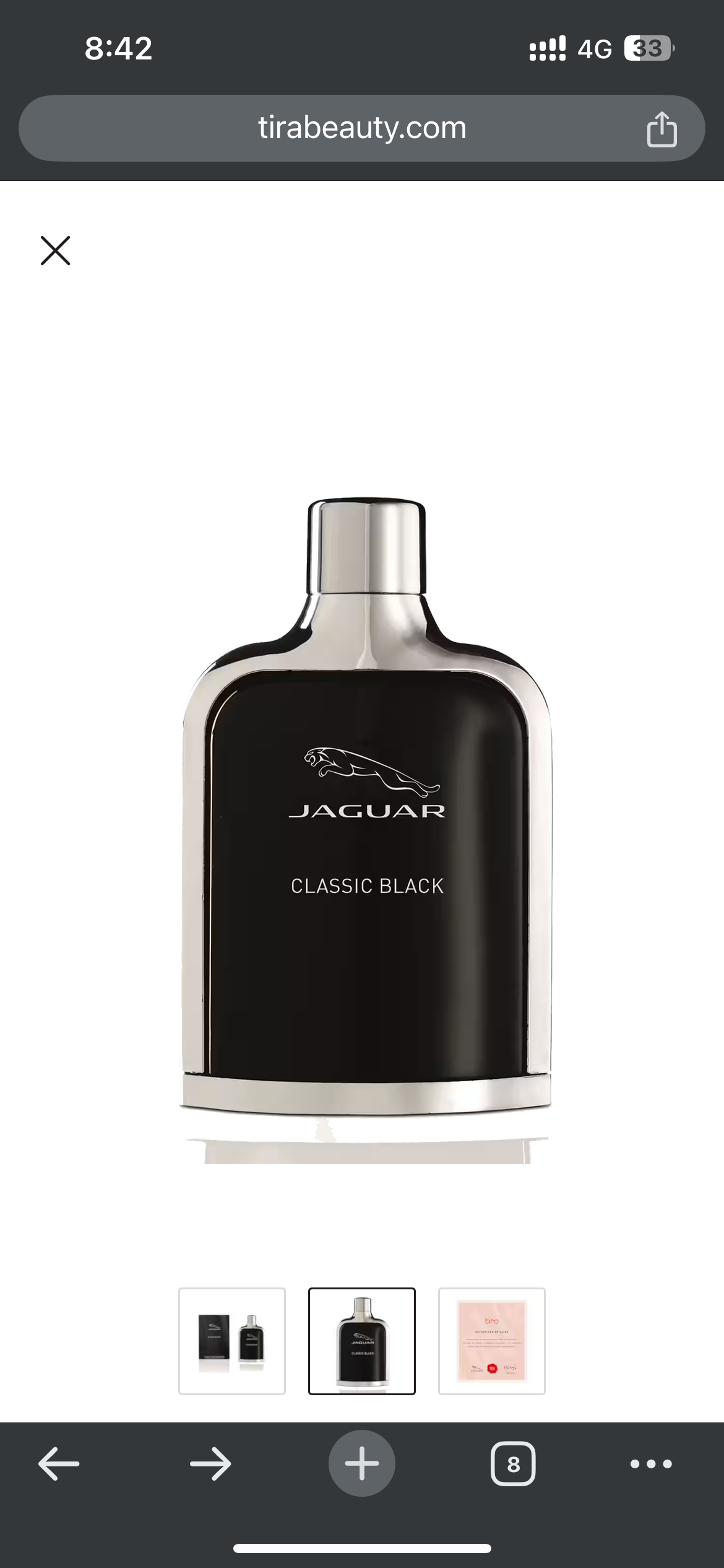 Jaguar Classic Black Eau de Toilette (100ml)