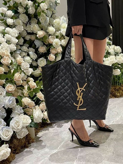 SAINT LAURENT
Icare leather tote