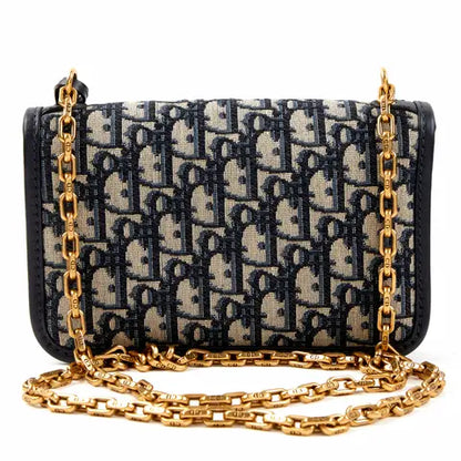 Dior - DiorAddict Bag in Blue Canvas. Material: Canvas
