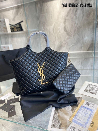 SAINT LAURENT
Icare leather tote