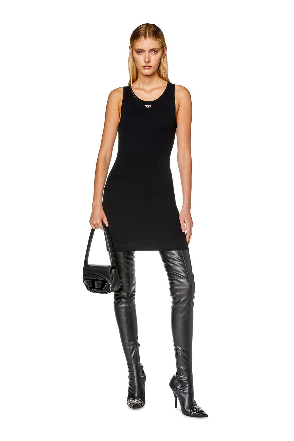 Diesel
Black 1dr Leather Shoulder Bag