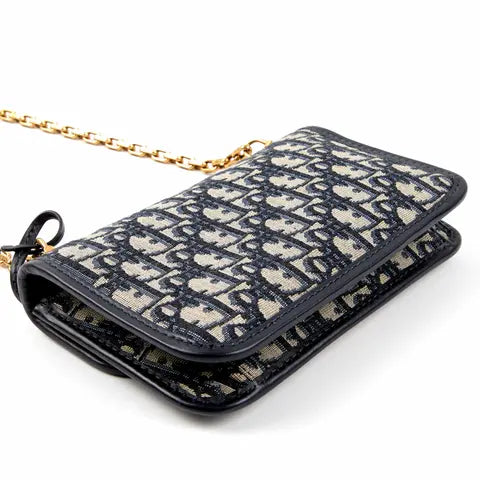 Dior - DiorAddict Bag in Blue Canvas. Material: Canvas