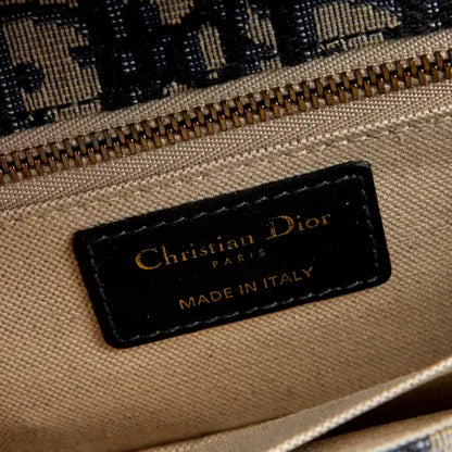 Dior - DiorAddict Bag in Blue Canvas. Material: Canvas