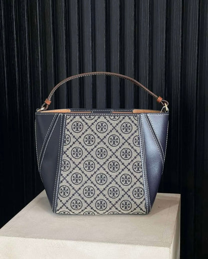 Tory Burch Mcgraw blue T Monogram
