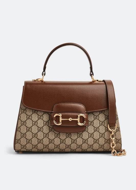 GUCCI Horsebit 1955 Medium Top Handle Bag