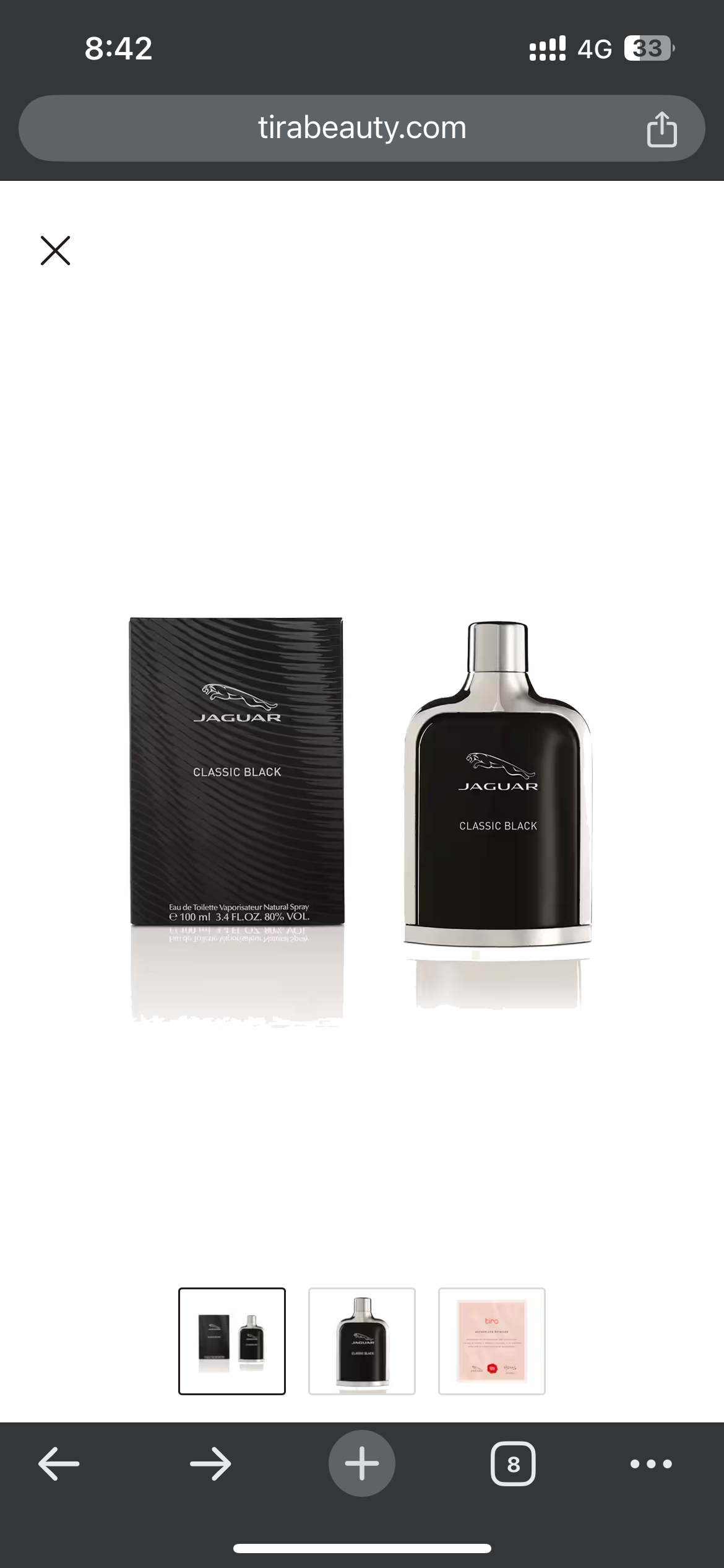 Jaguar Classic Black Eau de Toilette (100ml)