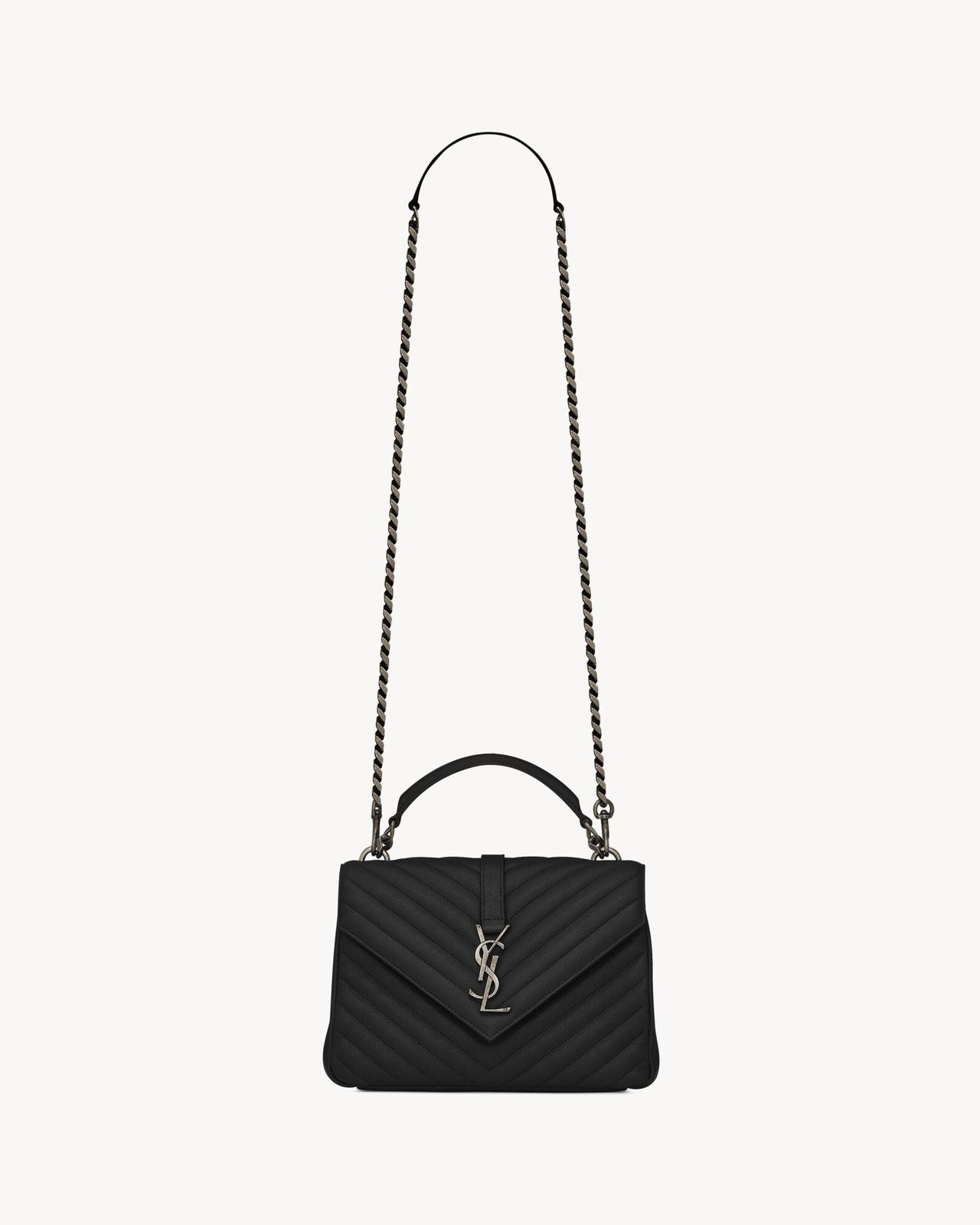 Saint Laurent Women's College Medium in Quilted Leather