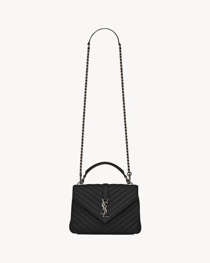Saint Laurent Women's College Medium in Quilted Leather